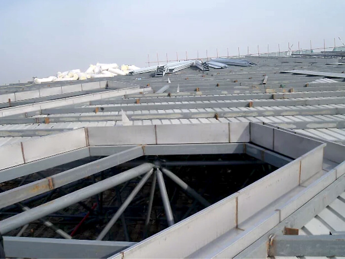 米泉安吉县体育馆网架